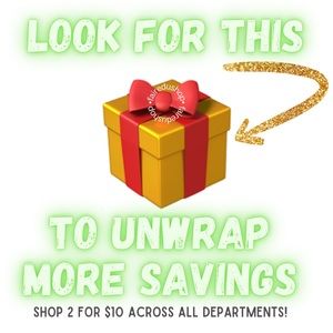 🎁 UNWRAP the SAVINGS! 🎁 Shop 2/$10!